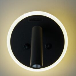 Home 20 180-ORBIX-APLIQUE LED 11 W USB + C 2 INTERRUP. NEGRO