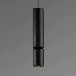 ID-COLGANTE LISO 20 CM MADERA PARAISO GU10