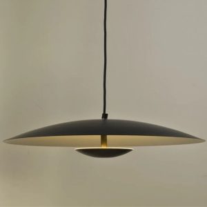 180-BONVIVIANT-COLGANTE ALUMINIO 1 LUZ LED 12 W NEGRO