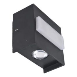 180-LINO I-APLIQUE AL RECTANGULAR LED 6 W NEGRO