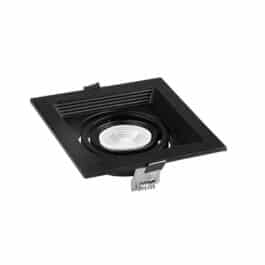 180-OPTO I-EMB.CARDANICO GU10 NEGRO