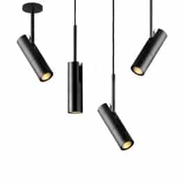 180-THE SPOT VERSATIL-COLG.1 L GU10 NEGRO