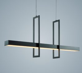 DABOR-MISURI-COLGANTE CHAPA 90 CM C/2 RECTANG.NG 40 W