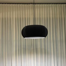 ID-3D-COLGANTE CURVO 50 CM NEGRO