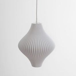 ID-3D-COLGANTE ROMBO 45 CM BLANCO