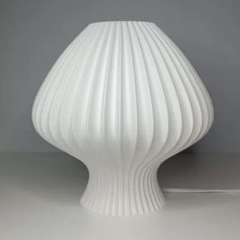 ID-3D-VELADOR HONGO 22 CM BLANCO