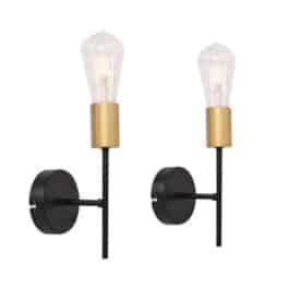 ID-APLIQUE NORDICO 1 LUZ COMBINADO ORO/NG