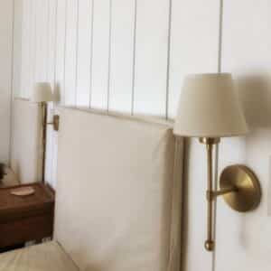 ID-APLIQUE VINTAGE C/PANTALLA BLANCA BRONCE