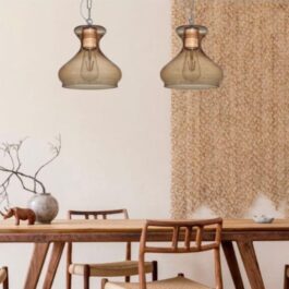 ID-COLGANTE CAMPANA AMBAR FUME