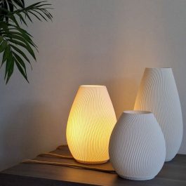 ID-VELADOR VIBE 30 CM BLANCO