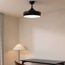 TBCIN-VENTILADOR SAMOA C/LUZ CUERPO Y ASPAS NEGRAS