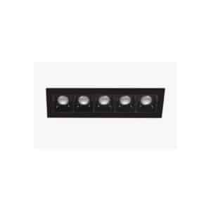 TYL-GYON-EMBUTIDO 5 LUCES 10 W 45º 4000K NEGRO